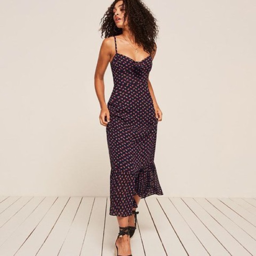Reformation Natalie Knot Dress sz 0